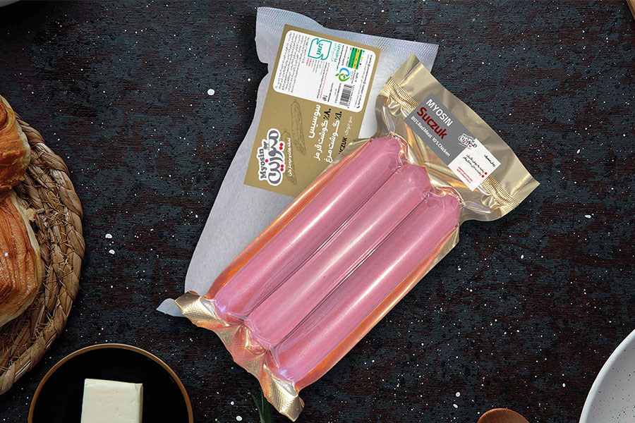 سوسیس سوجوک (80% گوشت قرمز ، 10% گوشت مرغ)