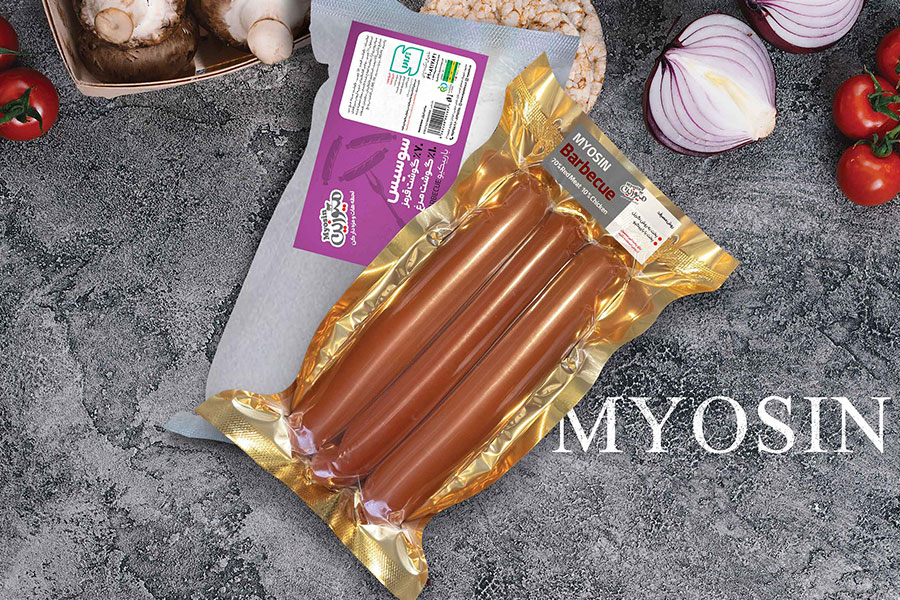 سوسیس باربیکیو (70% گوشت مرغ)