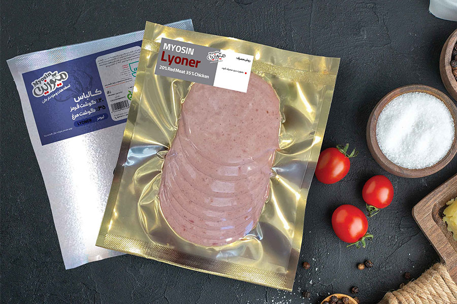 کالباس لیونر (20% گوشت قرمز ، 35% گوشت مرغ)